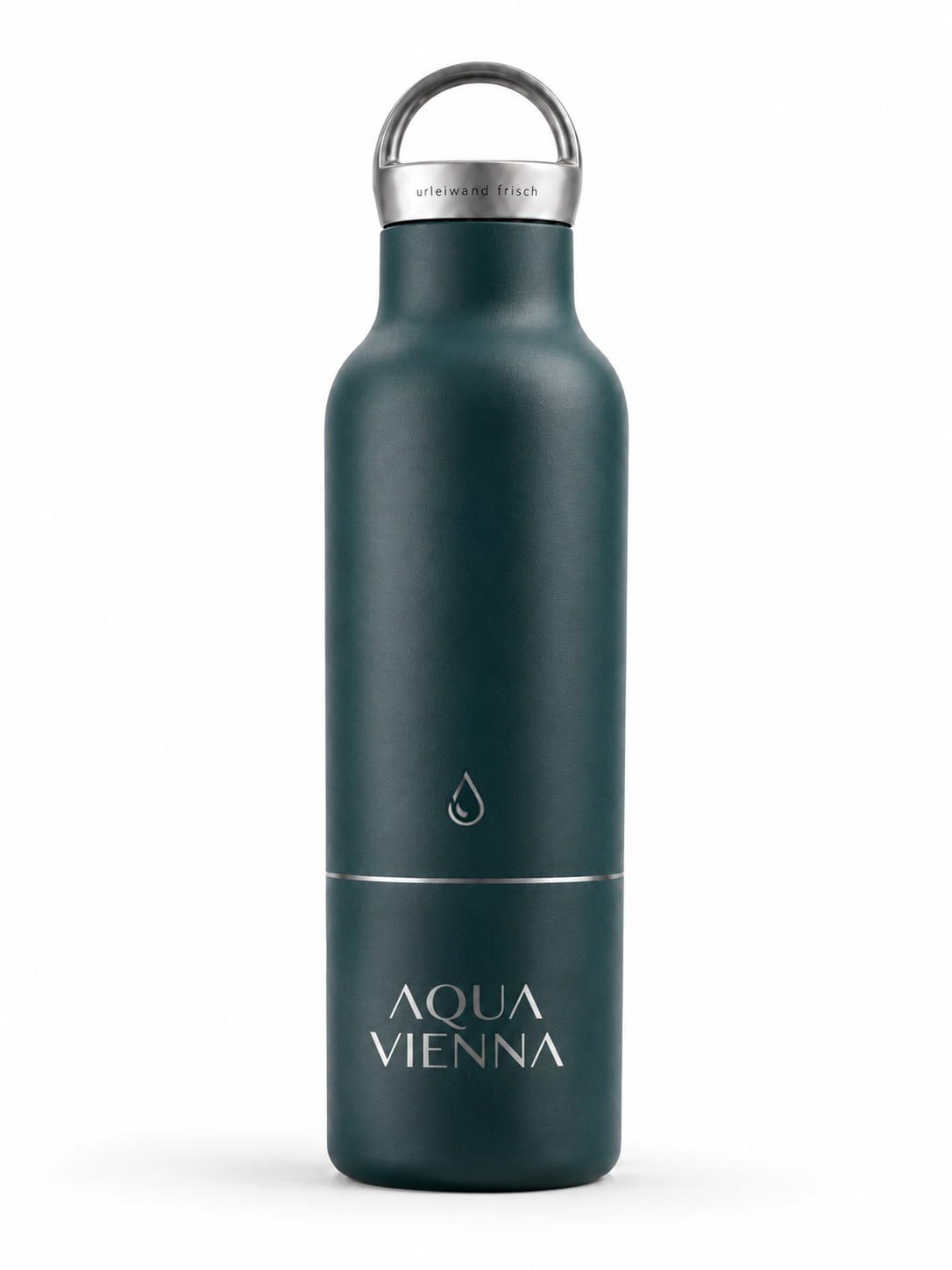 Dark green AQUA VIENNA refill bottle concept